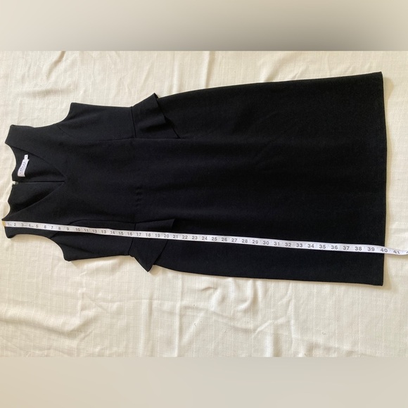 VELVET By Graham & Spencer Ajani Sleeveless Ponti Cocktail Black Dress Size L - Picture 9 of 12